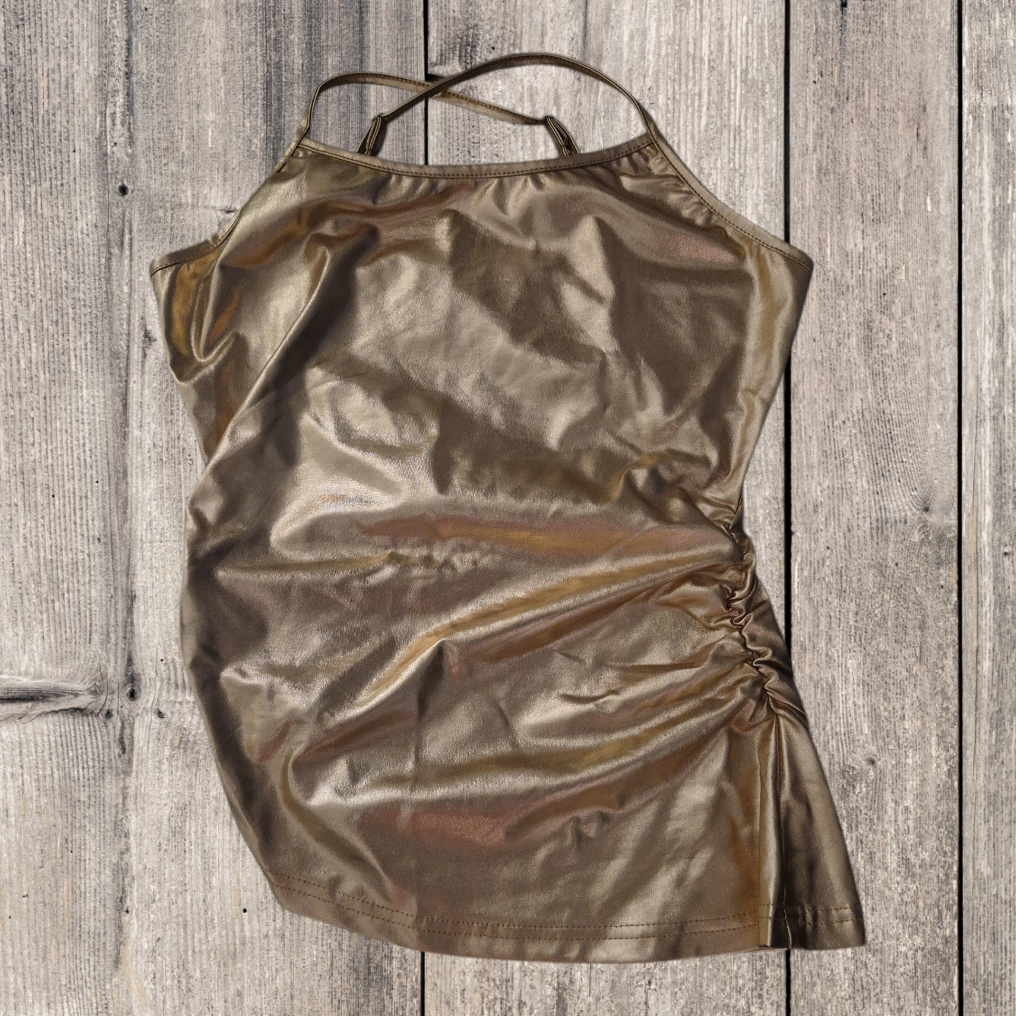 Small size gold style shirt